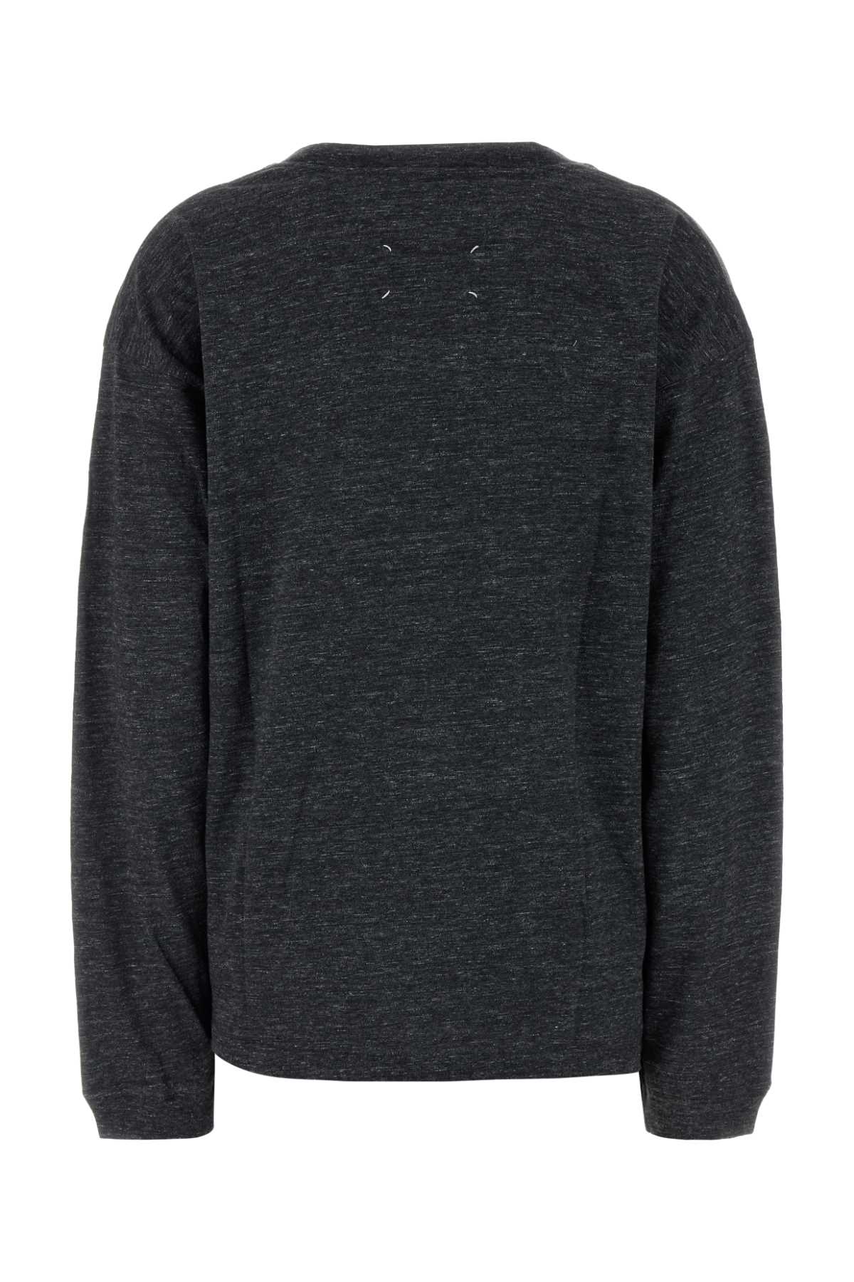 Maison Margiela Women Slate Cotton T-Shirt