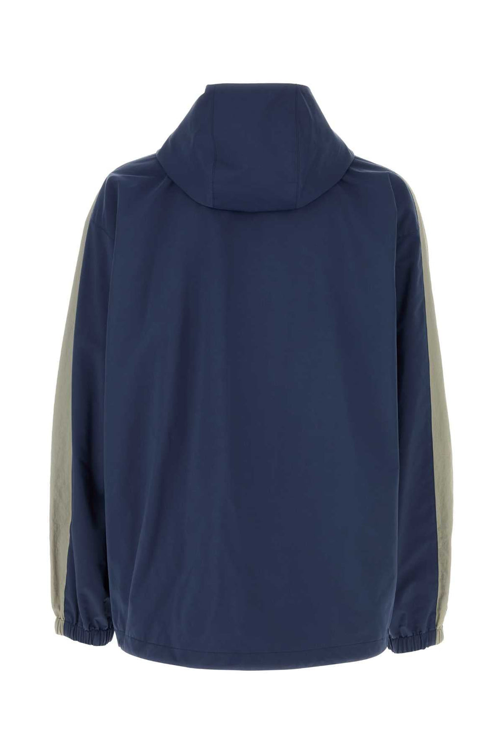 Balenciaga Men Blue Tech Fabric Windbreaker