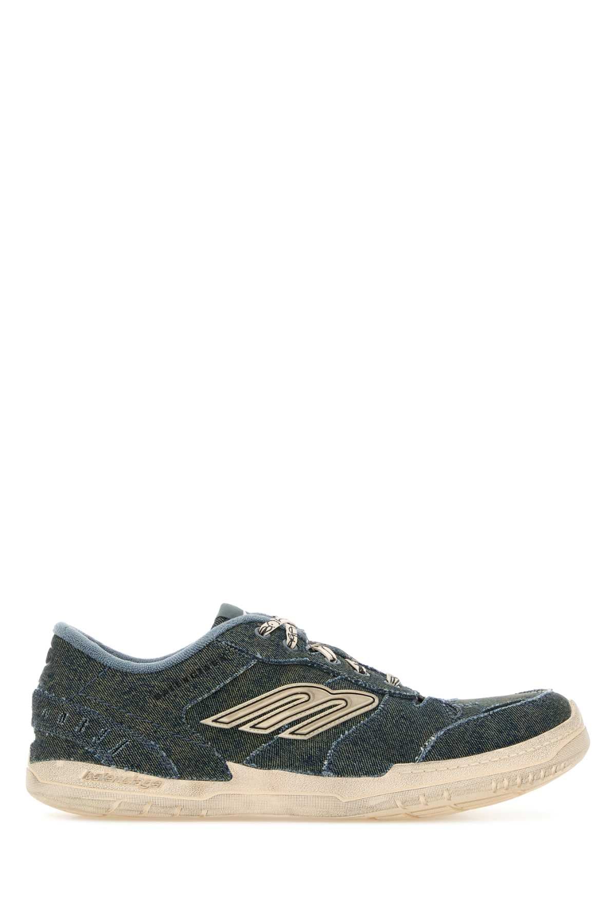 Balenciaga Men Denim Hamptons Sneakers
