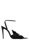 Saint Laurent Women Black Crepe Dove Pumps