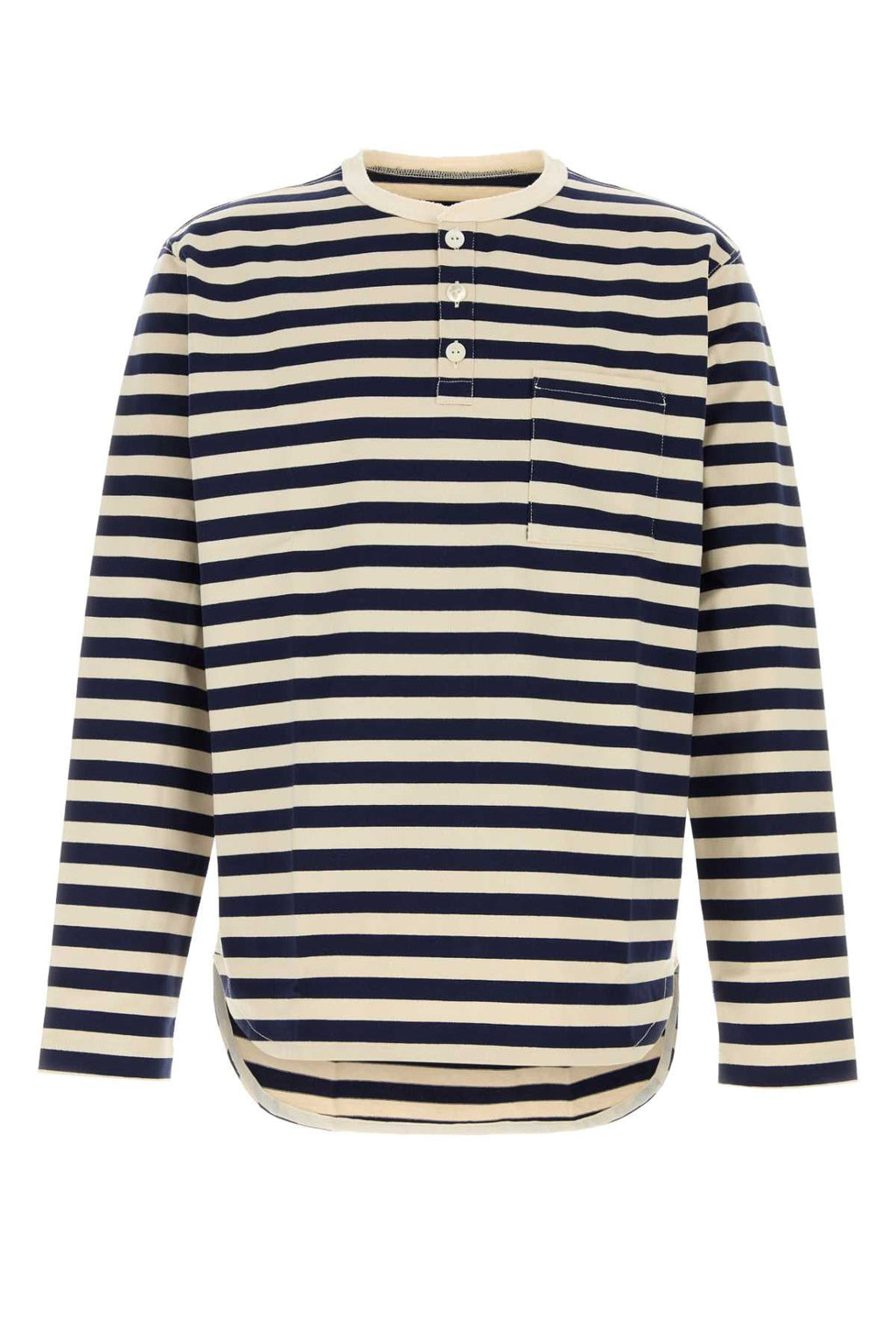 Junya Watanabe Men Embroidered Cotton Oversize T-Shirt