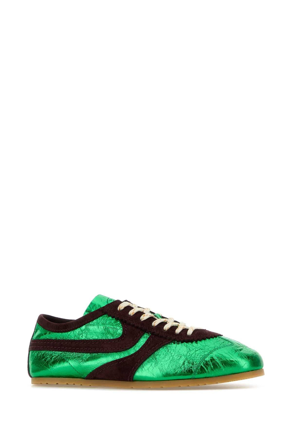 Dries Van Noten Women Two-Tone Leather And Suede Sneakers