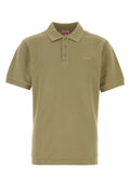 Kenzo Men Olive Green Piquet Polo Shirt