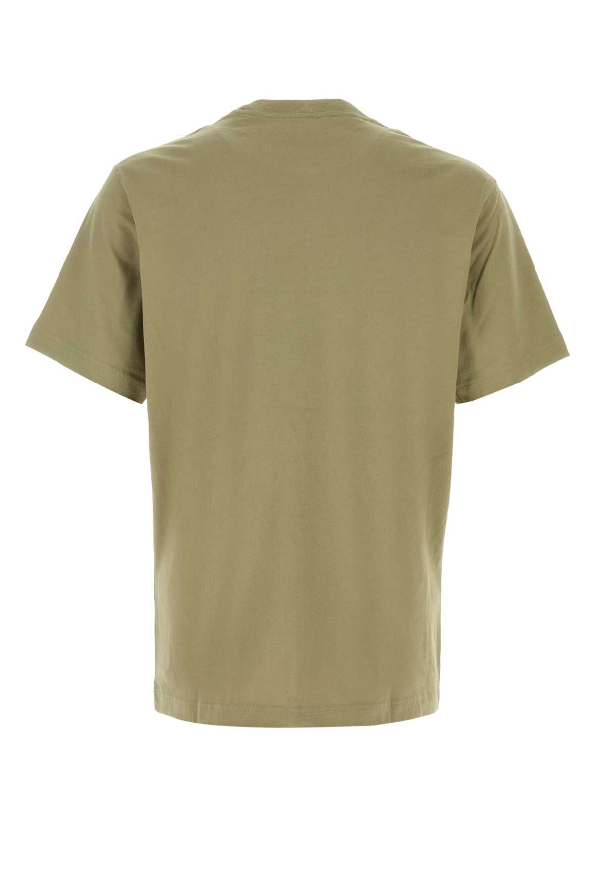 Kenzo Men Olive Green Cotton T-Shirt