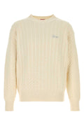 Kenzo Men White Cotton Blend Sweater