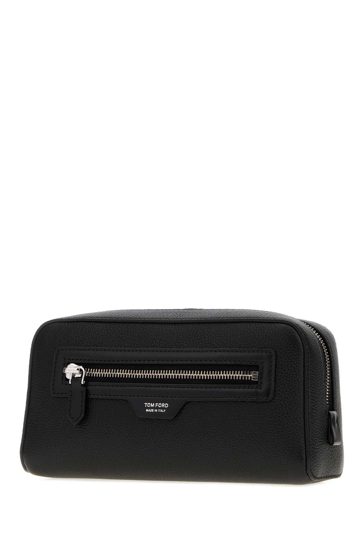 Tom Ford Men Black Leather Beauty Case