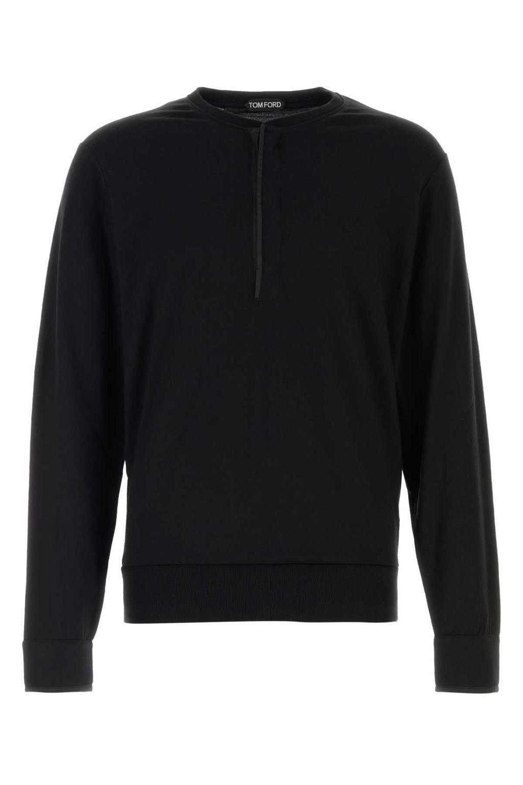 Tom Ford Men Black Wool Blend Sweater