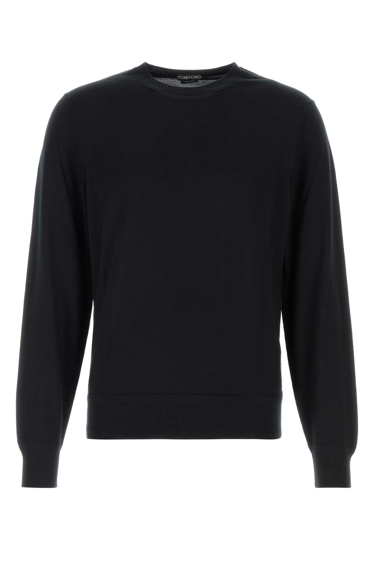 Tom Ford Men Black Wool Sweater