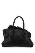The Attico Women Black Leather Mini La Passeggiata Handbag