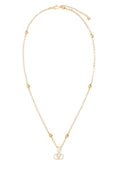 Valentino Garavani Women Gold Metal Vlogo Signature Necklace