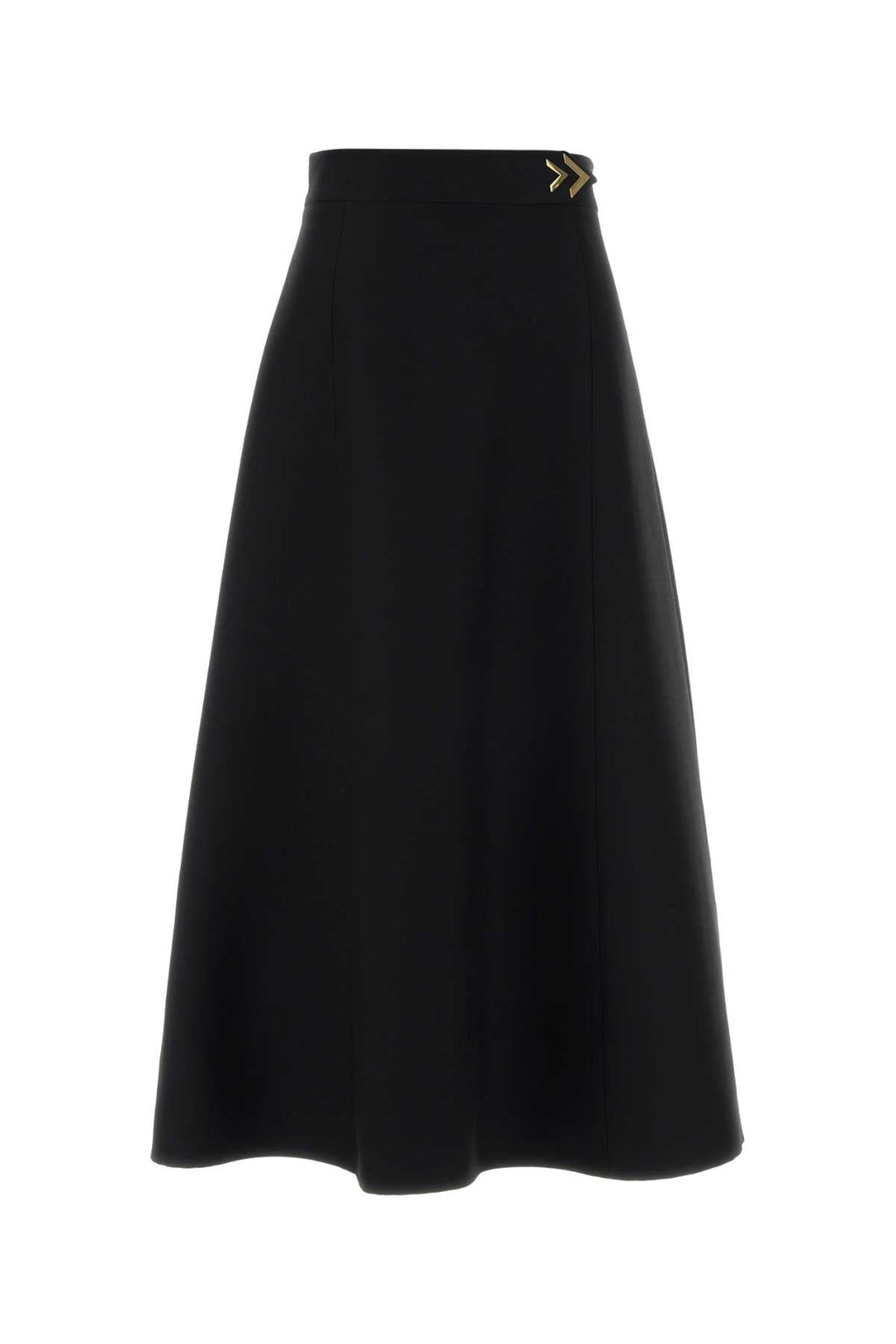 Valentino Garavani Women Black Crepe Couture Skirt