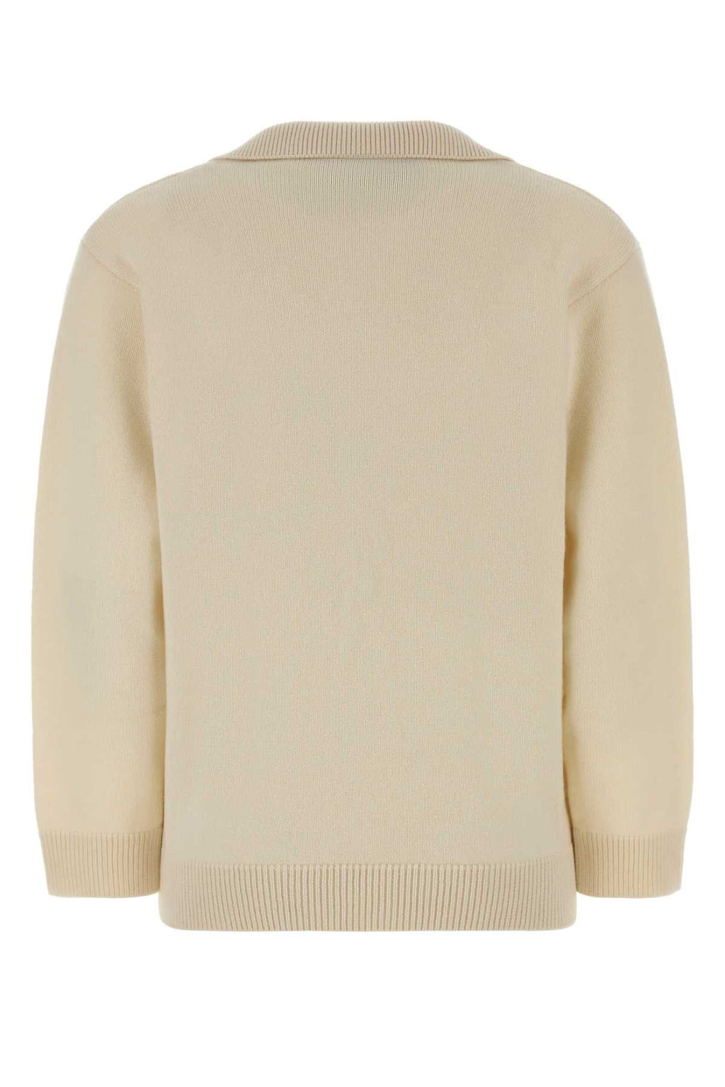 Valentino Garavani Women Ivory Cashmere Polo Shirt