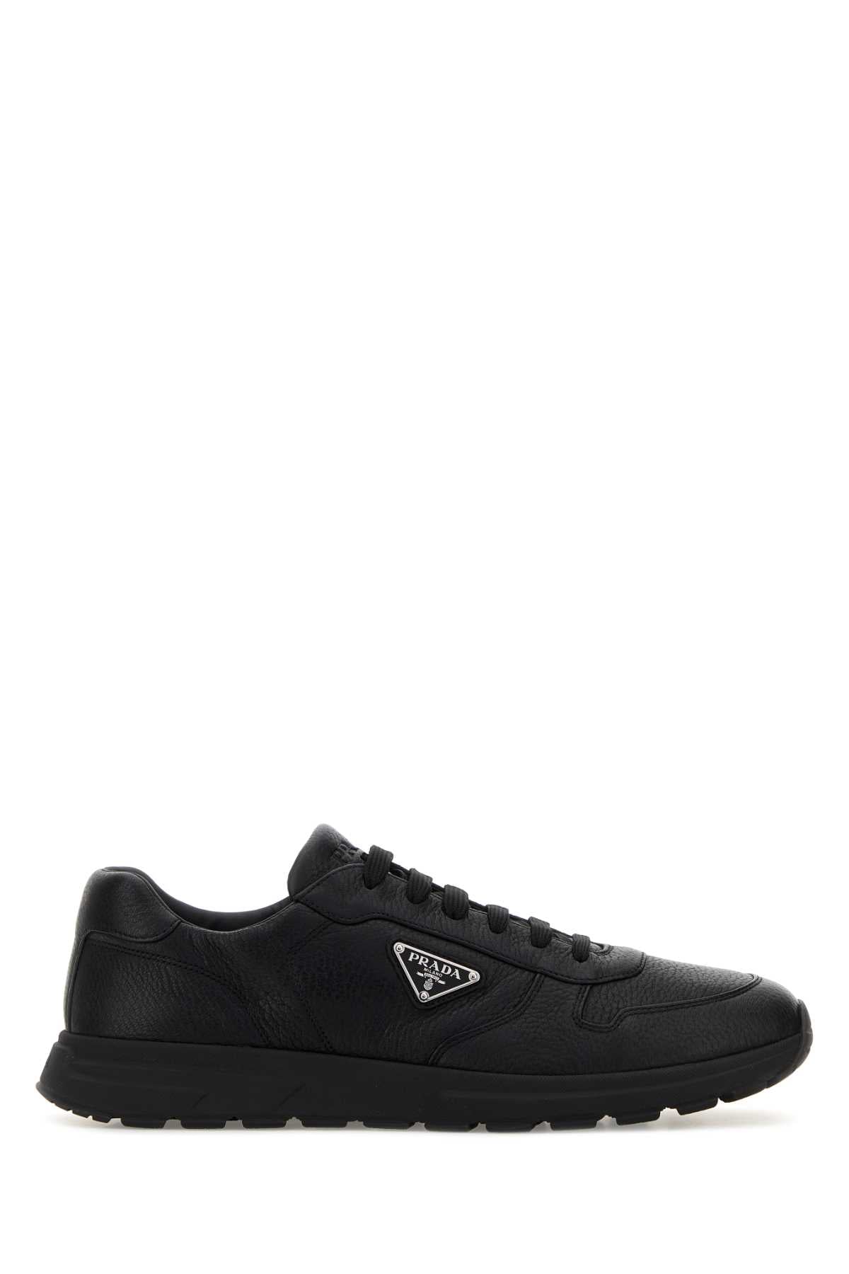 Prada Men Black Leather Prax 2.0 Sneakers