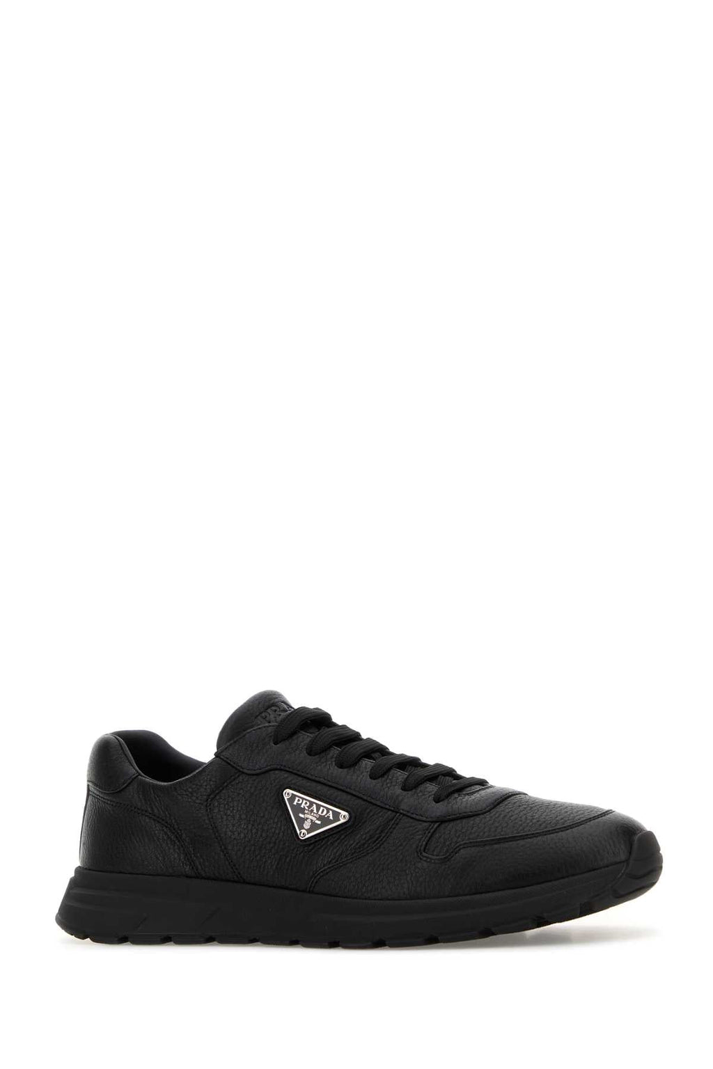 Prada Men Black Leather Prax 2.0 Sneakers