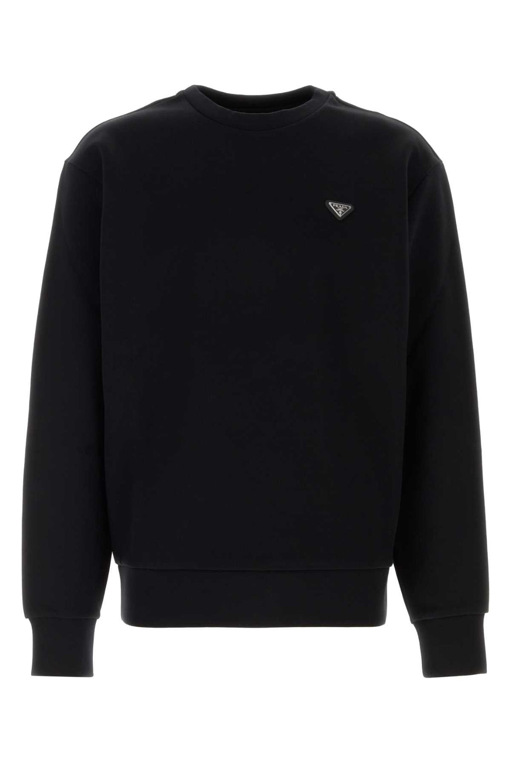 Prada Men Black Cotton Sweatshirt