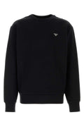 Prada Men Black Cotton Sweatshirt