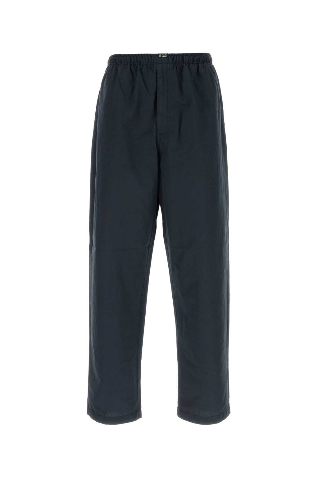 Prada Men Navy Blue Cotton Blend Pant