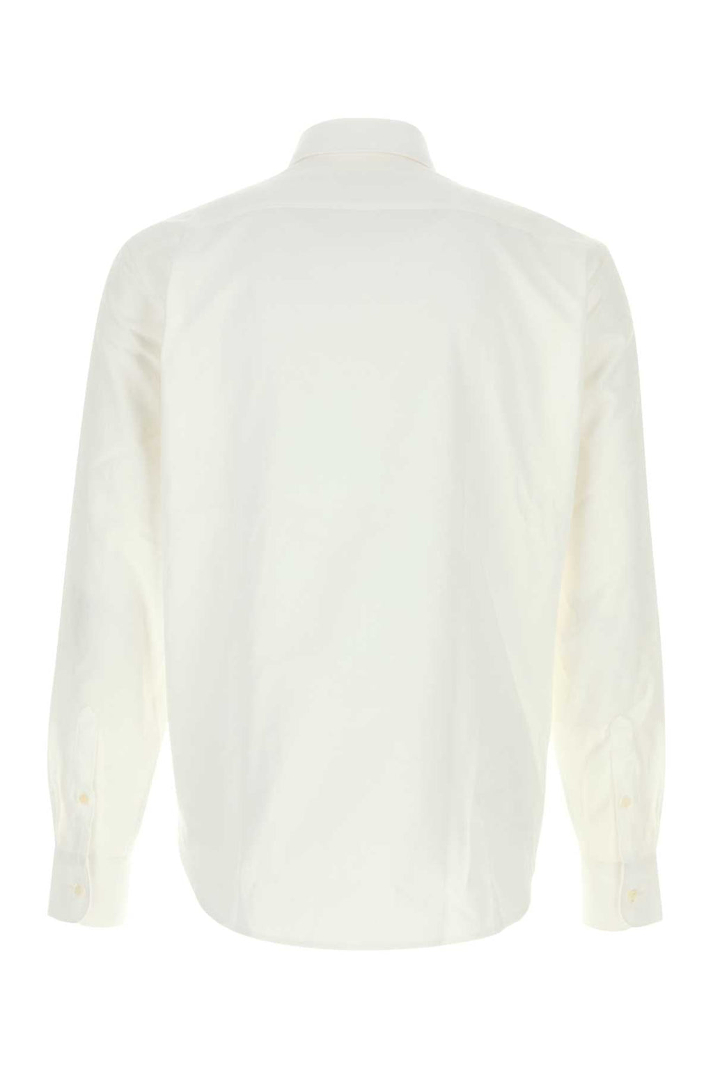 Prada Men White Oxford Shirt
