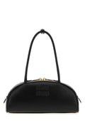 Miu Miu Women Black Leather Beau Shoulder Bag