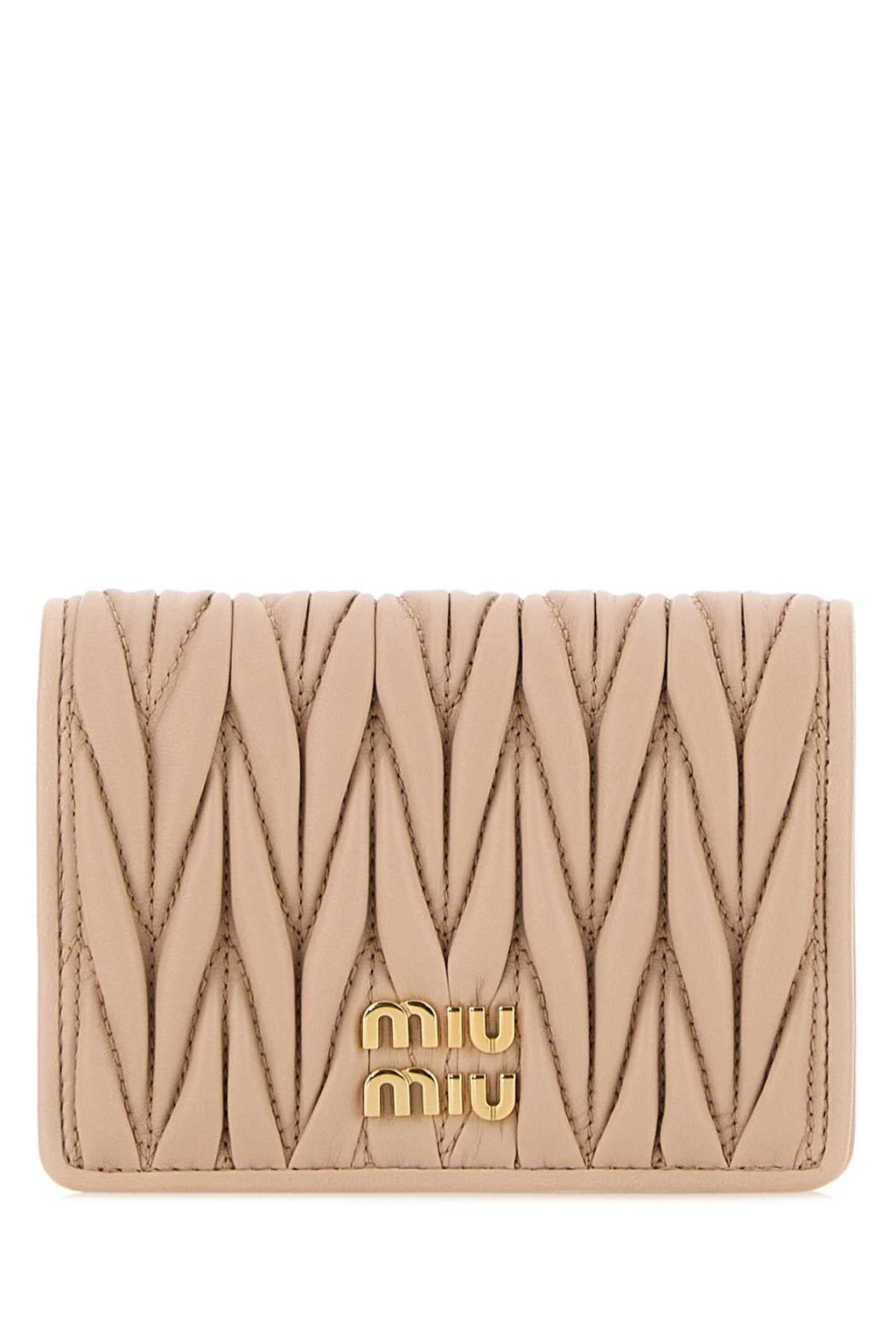 Miu Miu Women Pink Leather Wallet