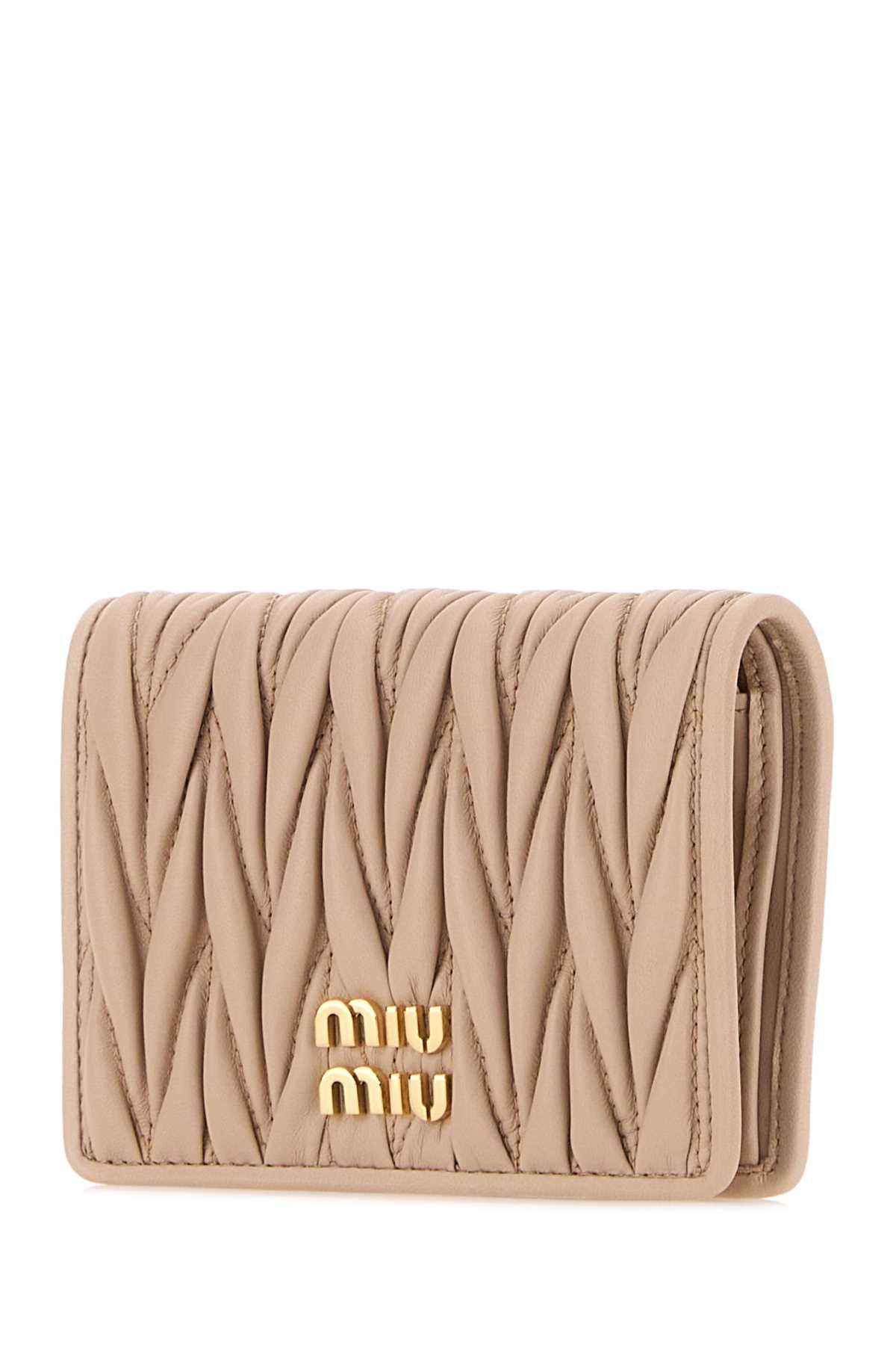 Miu Miu Women Pink Leather Wallet