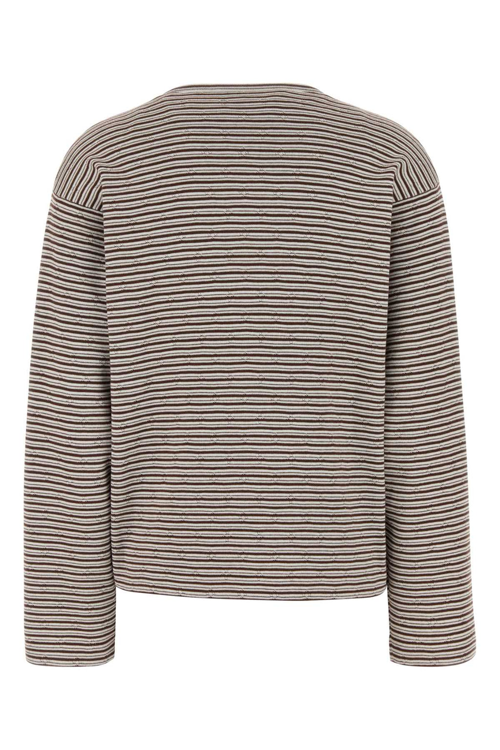 Miu Miu Women Embroidered Cotton Blend Oversize T-Shirt