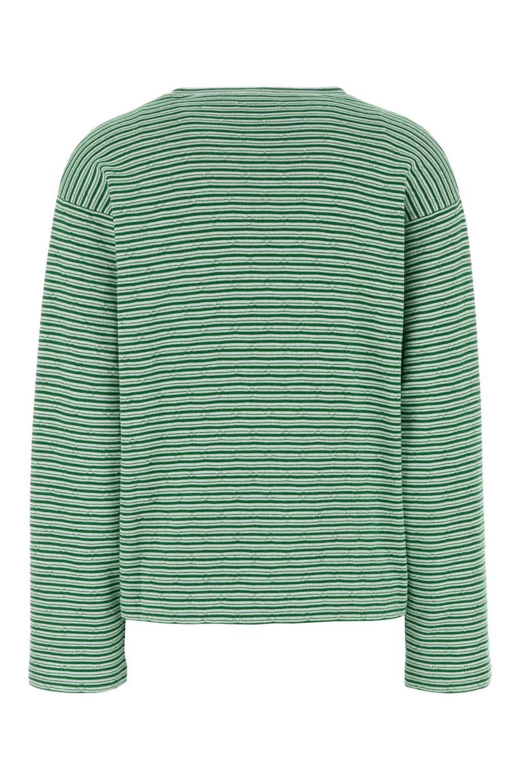 Miu Miu Women Embroidered Cotton Blend Oversize T-Shirt