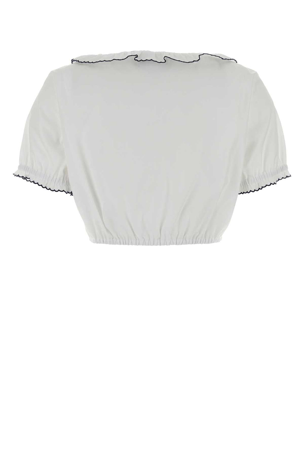 Miu Miu Women White Poplin Top