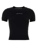 Alexander Wang Women Black Knit T-Shirt