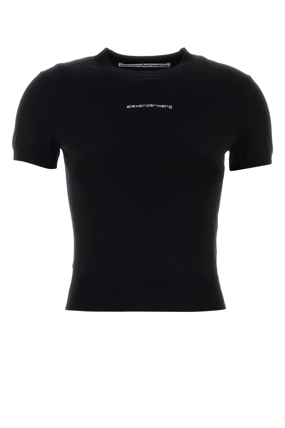 Alexander Wang Women Black Knit T-Shirt