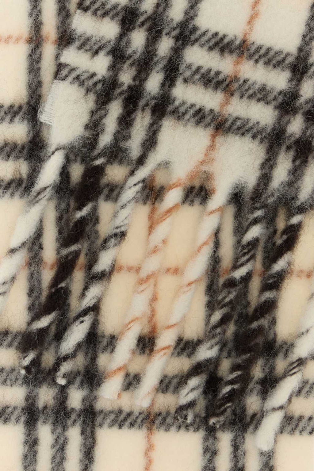 Burberry Unisex Embroidered Alpaca Blend Scarf