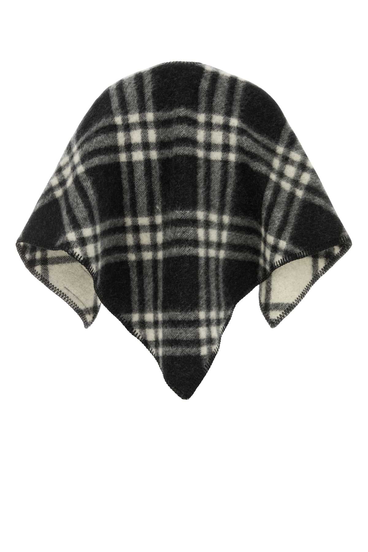 Burberry Unisex Embroidered Wool Scarf