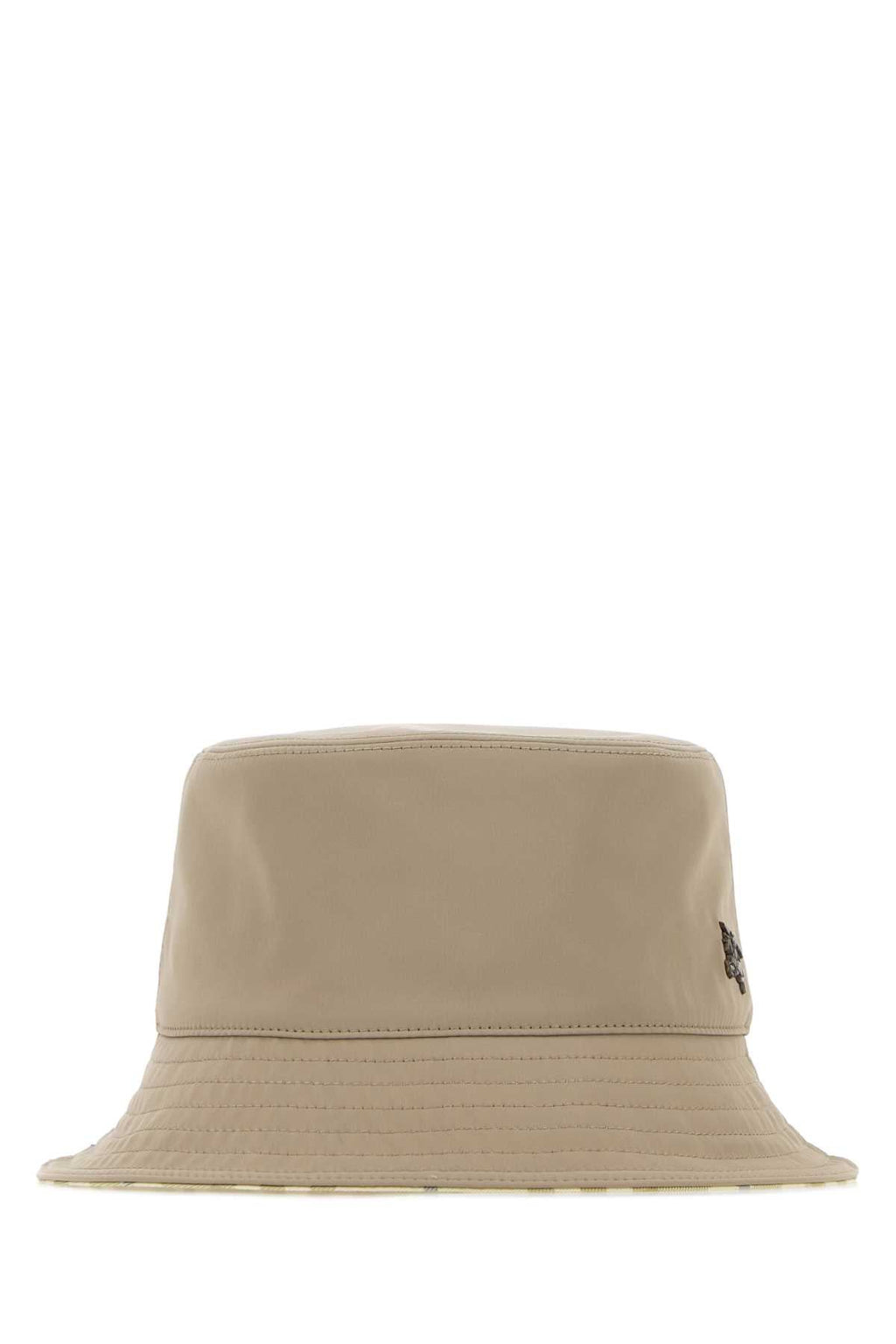 Burberry Unisex Dove Grey Stretch Canvas Reversible Bucket Hat