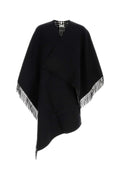 Burberry Unisex Black Wool Cape