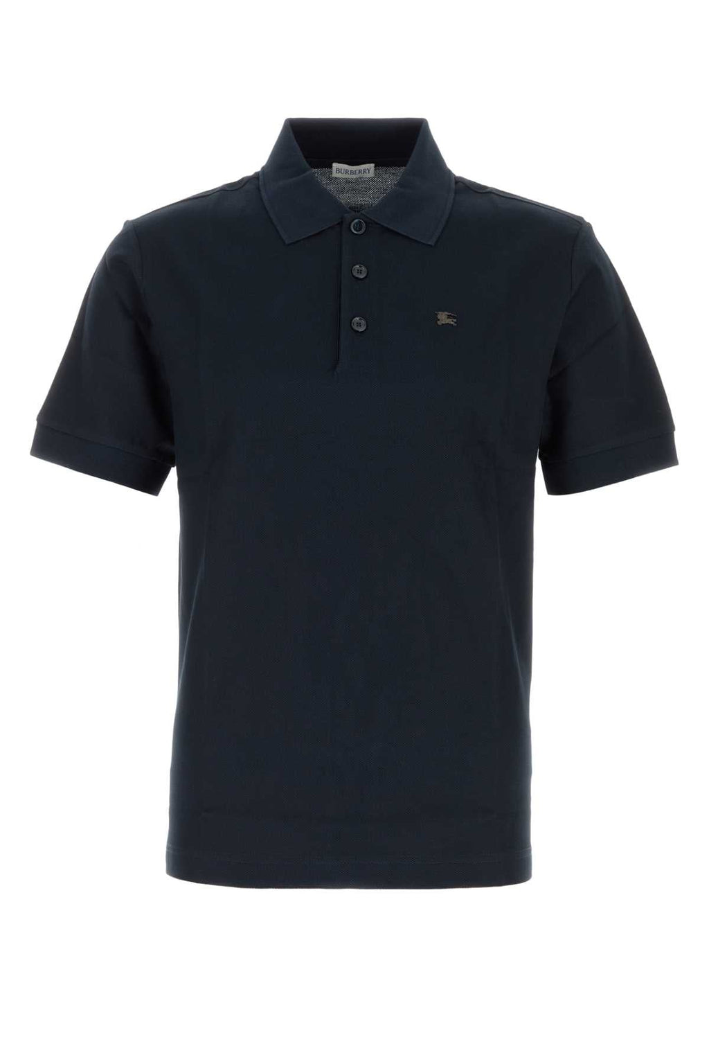 Burberry Men Navy Blue Piquet Polo Shirt