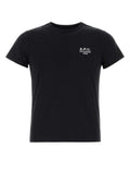 A.P.C. Unisex Black Cotton T-Shirt