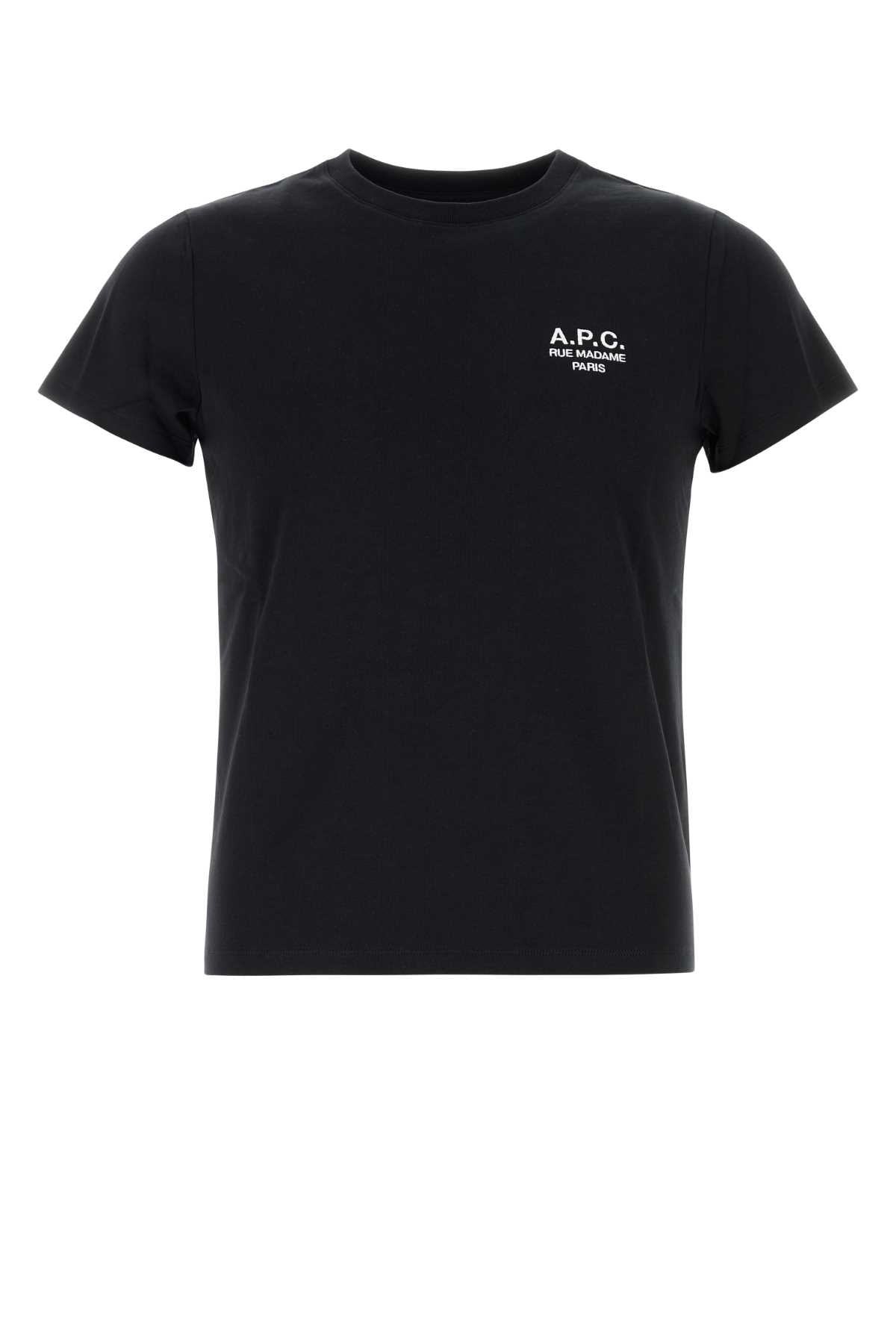 A.P.C. Unisex Black Cotton T-Shirt