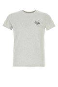 A.P.C. Unisex Melange Grey Cotton T-Shirt