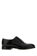 Brunello Cucinelli Men Black Leather Lace-Up Shoes