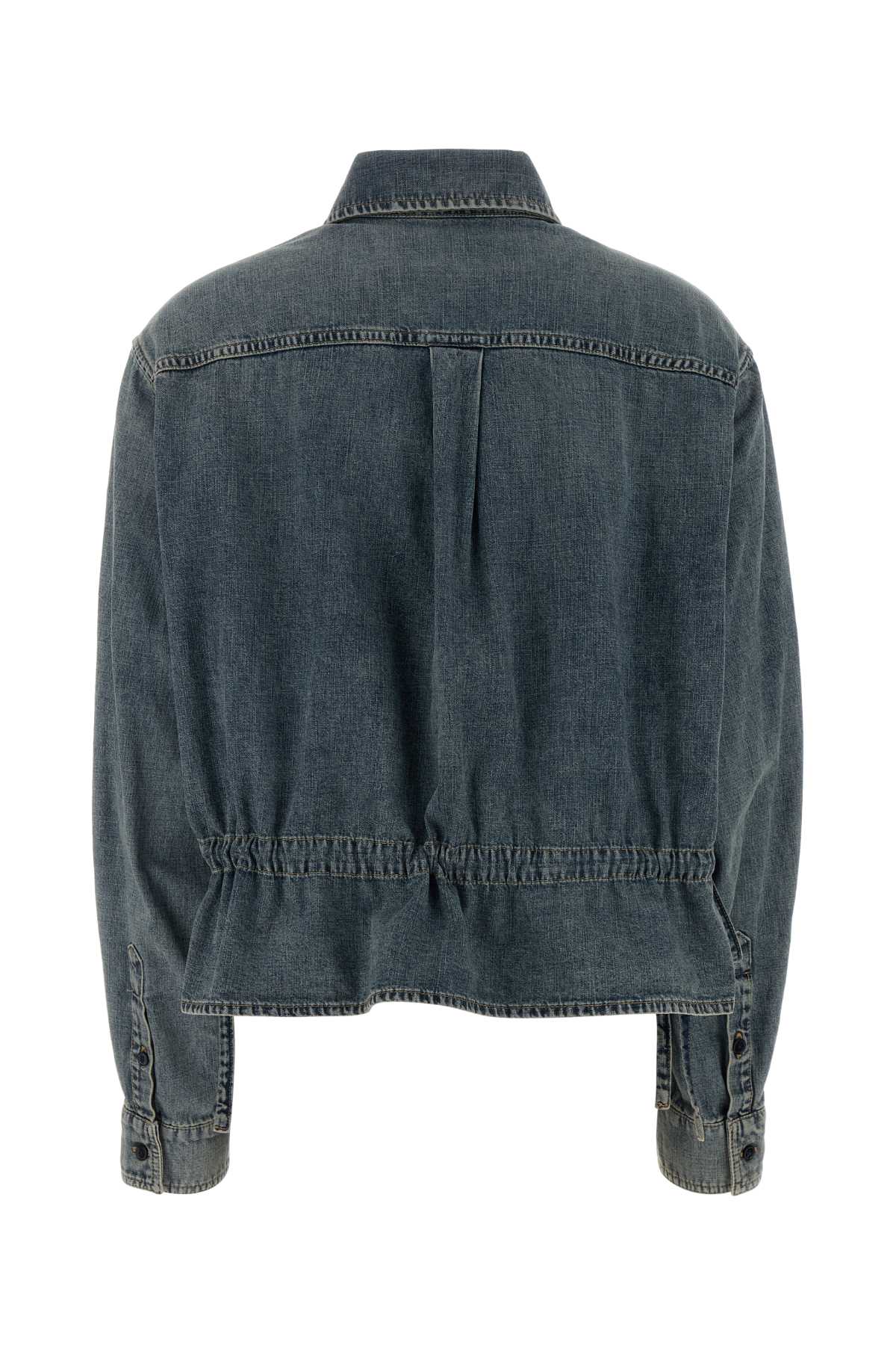 Alexander Mcqueen Women Denim Shirt
