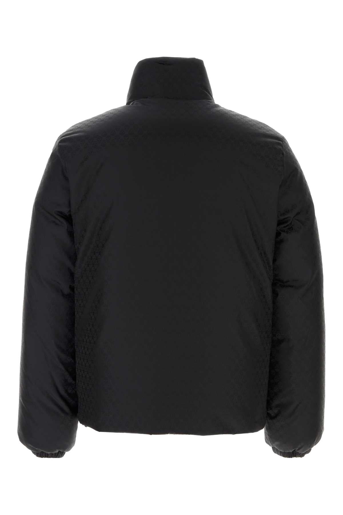Alexander Mcqueen Men Black Nylon Down Jacket
