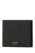 Salvatore Ferragamo Men Printed Leather Wallet
