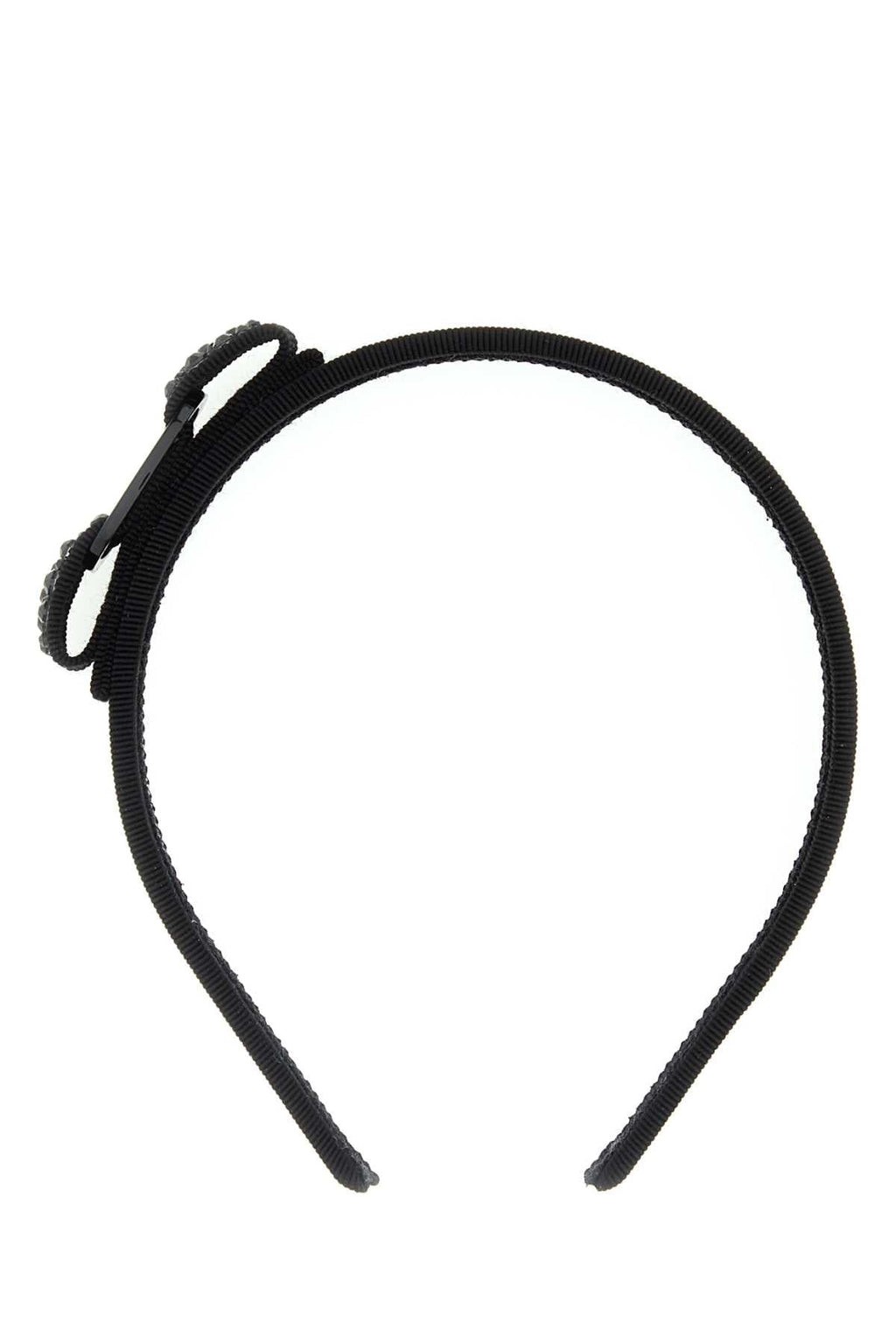 Salvatore Ferragamo Women Black Fabric Hairband
