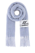 Marni Women Powder Blue Alpaca Blend Scarf