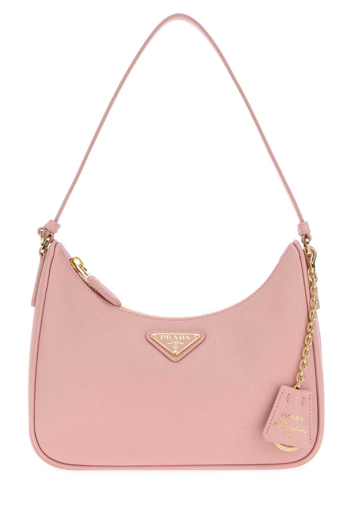 Prada Women Pink Leather Prada Re-Edition 2005 Shoulder Bag