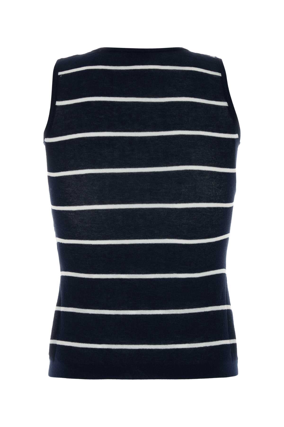 Balenciaga Women Embroidered Knit Tank Top