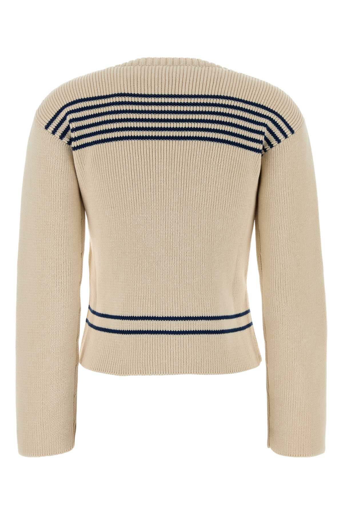 Balenciaga Women Sand Cotton Sweater