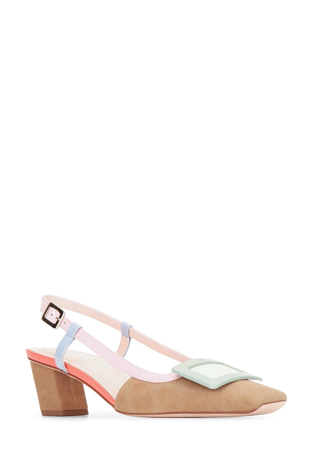 Roger Vivier Women Bv Lacquered Buc Sling Back Dec 45