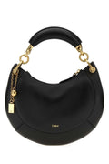 Chloe Women Black Leather Chloe Banana Handbag