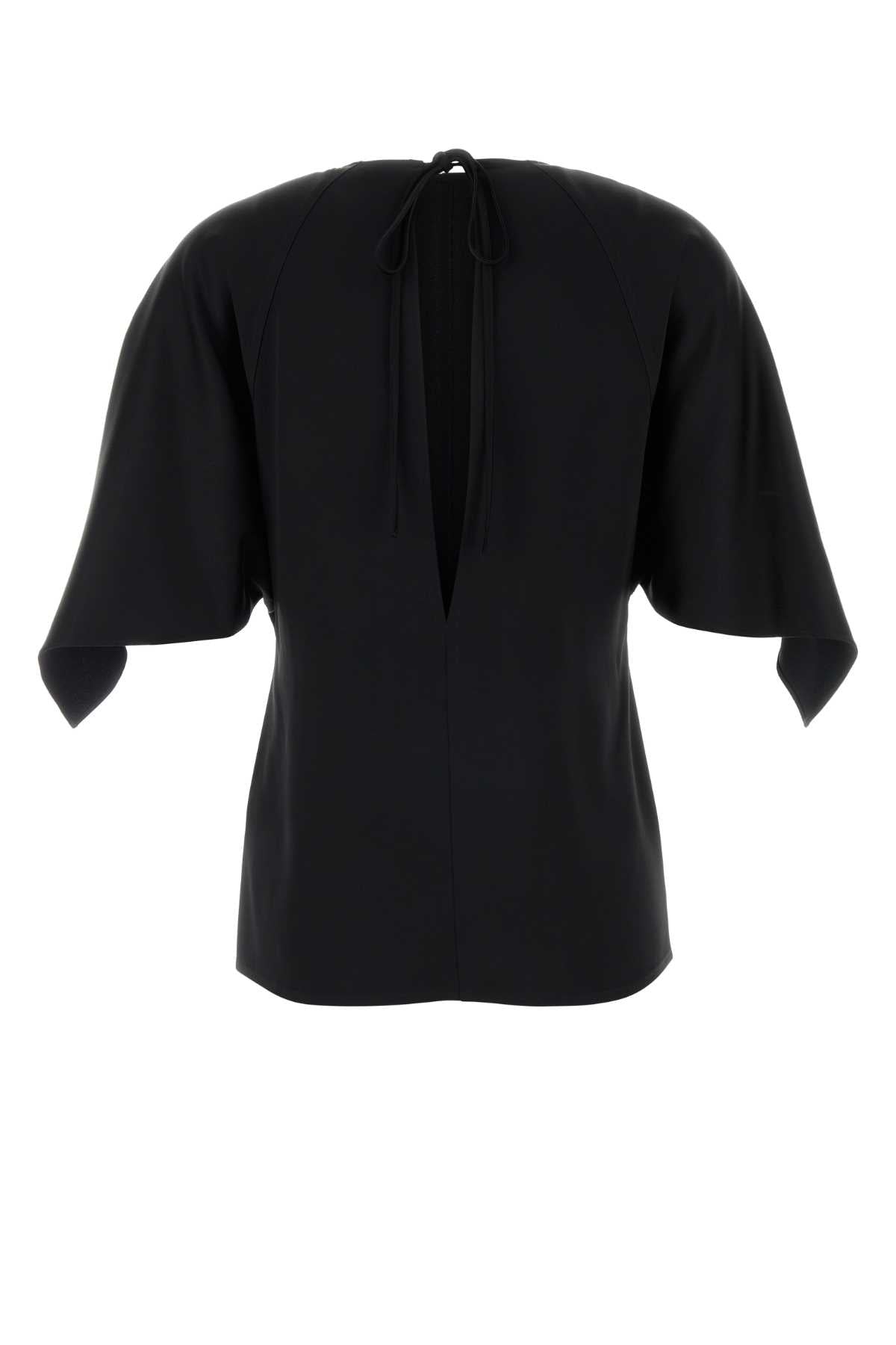 Stella Mccartney Women Black Satin Top